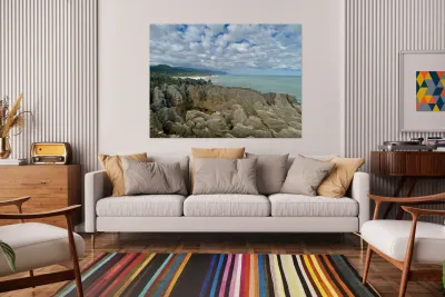 Punakaiki Pancake Rocks New Zealand 5 Reproduction