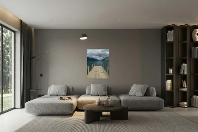 The Dock on Lake Rotoiti New Zealand Reproduction