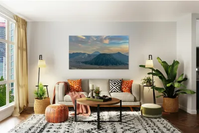 Mount Bromo at Sunset Indonesia Reproduction