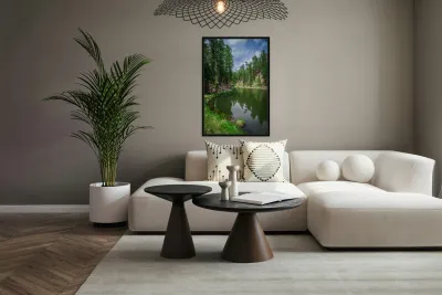 Whispers of Nature: Exploring Grace Coolidge Lakes Serenade of Silence Reproduction