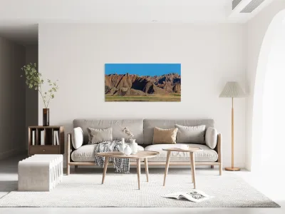 Breathtaking Panoramic Views - Badlands National Park Reproduction