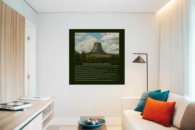 Rising Stars: The Legend of the Seven Sisters and Devils Tower Reproduction