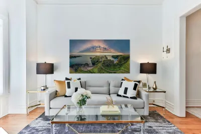 Path to Dunnottar Castle Reproduction