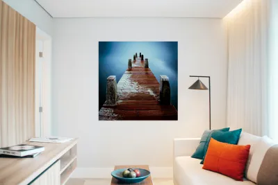 Water on the Jetty Reproduction