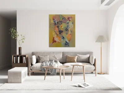 Abstract Paintings: Without You I am Full of Emptiness Reproduction