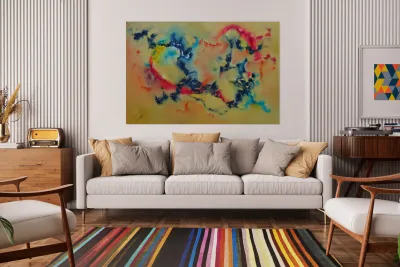 Abstract Paintings: The Space Reproduction