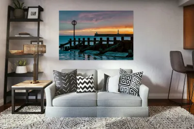 Aberdeen Harbour Sunrise Reproduction