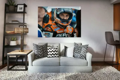 Nicky Hayden at Sepang Reproduction