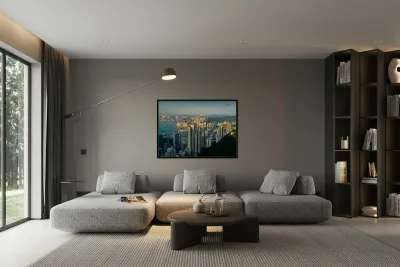 Hong Kong Cityscape Reproduction