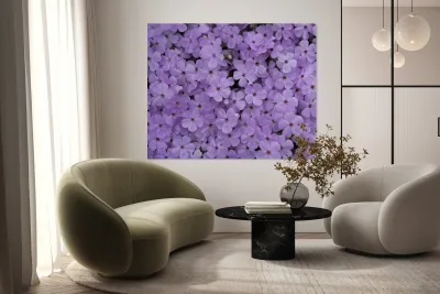 Pink Groundcover Reproduction