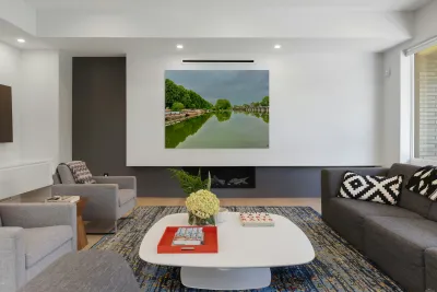 River Reflections in Srinagar Reproduction