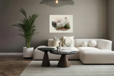 Crossoptilon Drouynii. 1872 Reproduction