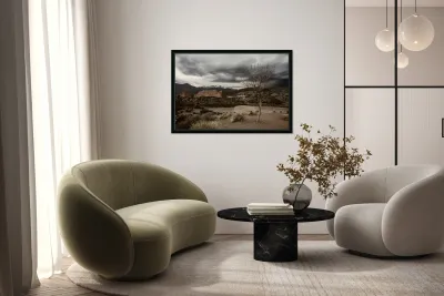 Lonely Mountain Tree Reproduction