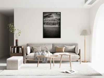 Enchanted Wilderness: Moose Haven in Rocky Mountain Park Reproduction