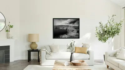 Majestic Tranquility: Sprague Lake Serenity Reproduction