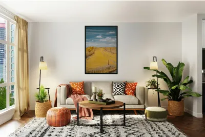 Nebraska Farm Lane - 3 Reproduction