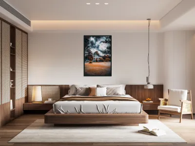 Spiritual Splendor: A Journey Through Time with Stormy Prayer Reproduction