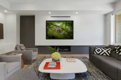 Purple Flowers Hanging Down Reproduction