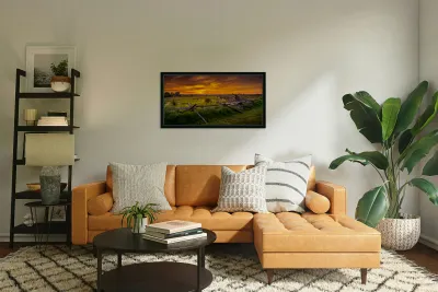 Fenceline Sunset Reproduction