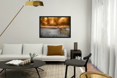 Stormy Fence Reproduction