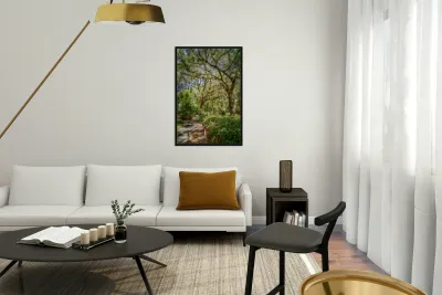 Peaceful Garden Reproduction