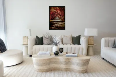 Autumn Roadway Reproduction