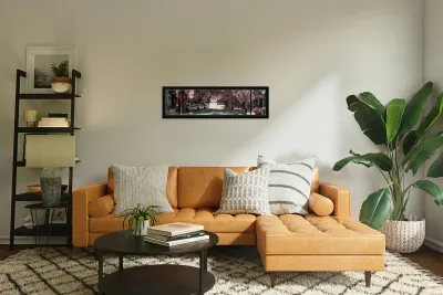 City in Bloom: Yorks Stroll Through Infrared Hues - Pano Reproduction