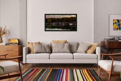 Lake Boat Dock Reproduction