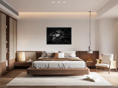 Lighted Fern Reproduction