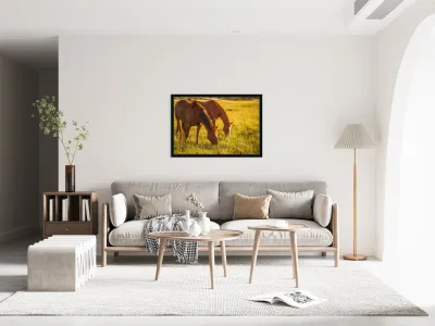 Golden Grazing Reproduction