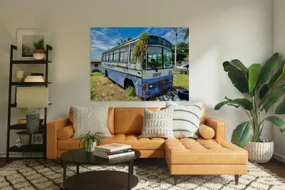 Abandoned City Bus Sandakan Reproduction