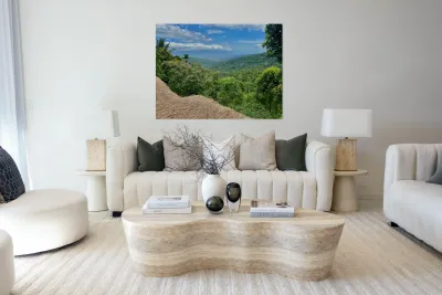 From the Rooftop Munduk Bali Reproduction