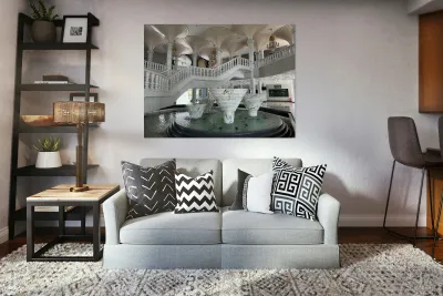 Jame Asr Hassanil Bolkiah Mosque Brunei 2 Reproduction