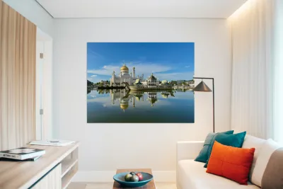 Omar Ali Saifuddien Mosque Collection Brunei 1 Reproduction