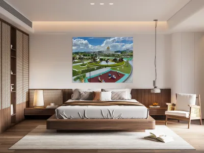 Omar Ali Saifuddien Mosque Collection Brunei 7 Reproduction