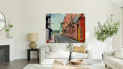 Streets of Kuching Borneo 2 Reproduction