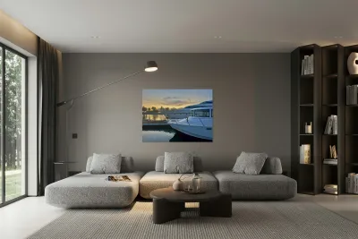 The Marina in Miri 1 Reproduction