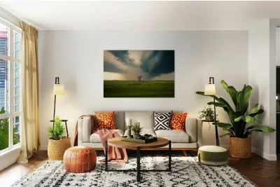 Lone Tree and Incoming Storm Reproduction