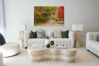 Autumns Country Retreat - A Canopy of Color Reproduction