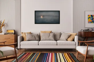 Maritime Melancholy: Shipwrecked Serenity Reproduction