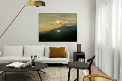 Beautiful Sunrise Jeju South Korea 3 Reproduction