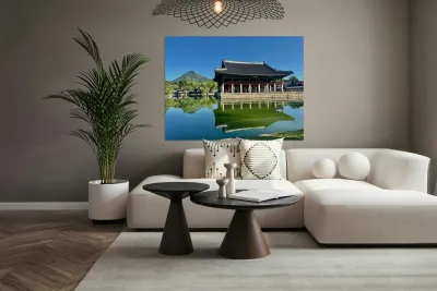 Gyeongbokgung Palace Seoul Korea 2 Reproduction