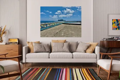 Colorful Wall Jeju South Korea Reproduction