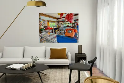 Old General Store Seoul South Korea 2 Reproduction