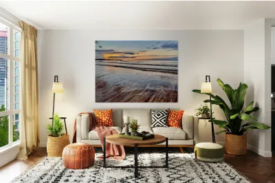 Samyang Beach Sunset Jeju South Korea 3 Reproduction