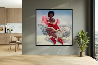 Hot Chocolate  For Santa  Reproduction