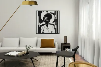 Silhouette of Strength Collection 1 - The Artful Mane 54 Reproduction