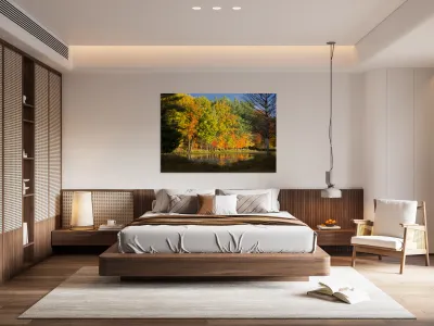 Fall in North Woods Reproduction