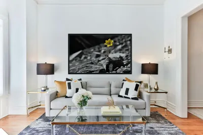 Resilient Heart – Yellow Flower Among Stones Print Reproduction