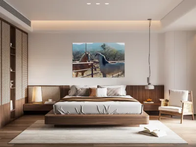 Horses connecting Reproduction